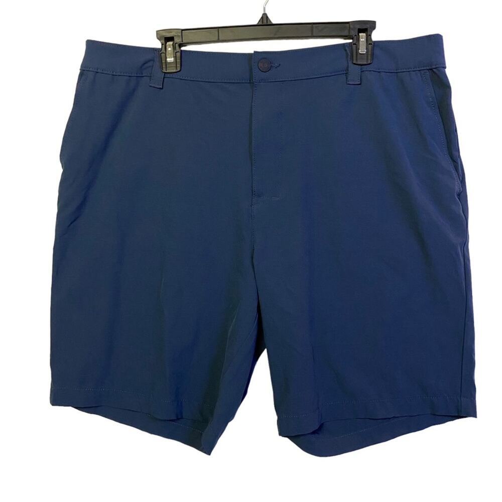 Banana Republic Men's Blue Comfort Flat Front Chino Preppy Golf Shorts Size 40